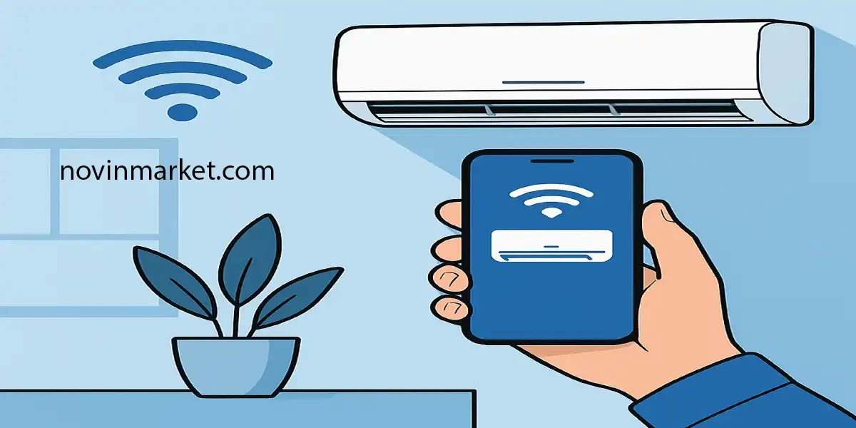 نحوه کار با wifi کولر گازی